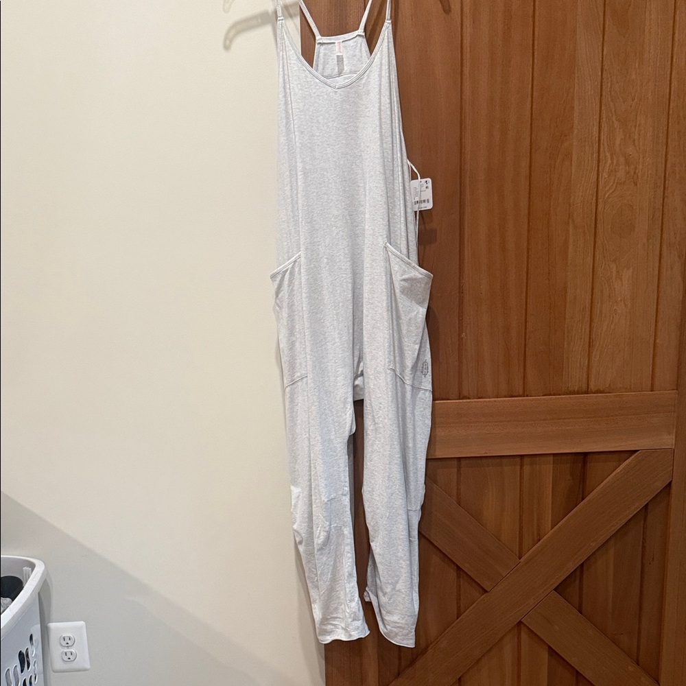 FP Movement by Free People Hot Shot Onesie in Heather Gray